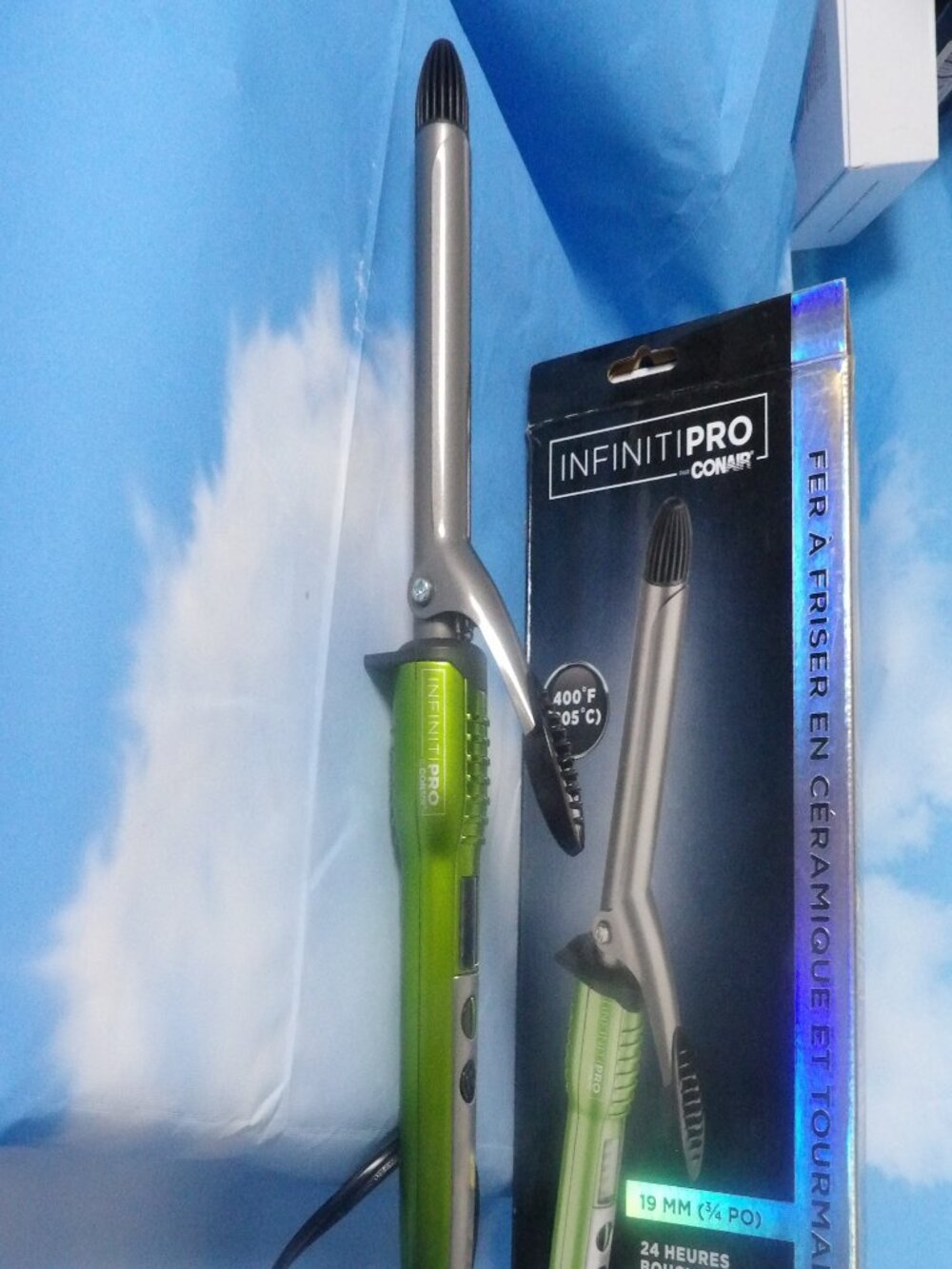 New INFINITY PRO (Conair) CURLING iRON  Tourmaline Ceramic Iron